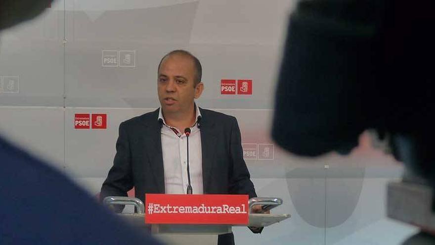 El PSOE pide inversiones para Extremadura porque cree que son insuficientes