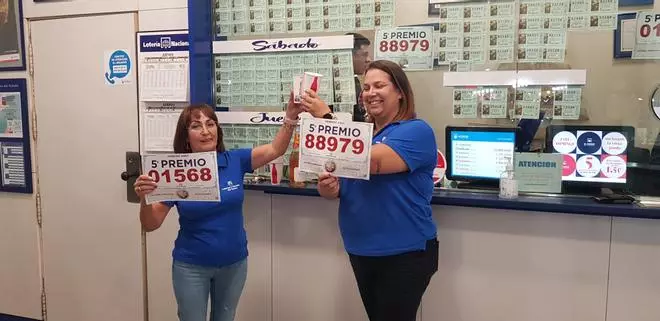 Doblete de premios en la Administración de Lotería del Centro Comercial Deiland (Lanzarote)