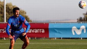 Savic, durante un entrenamiento