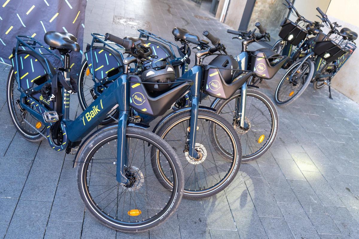 Algunes de les bicicletes que es podran llogar a Manresa