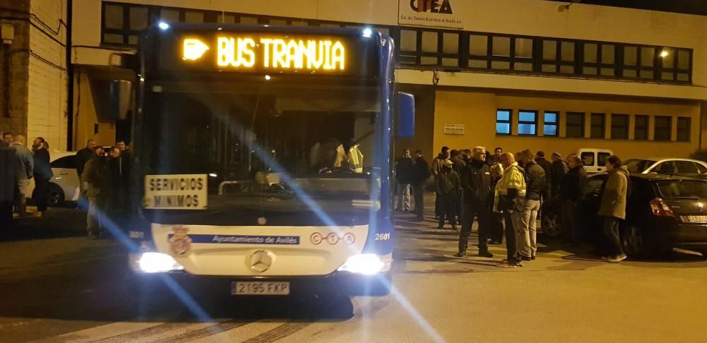 Conflicto laboral en el transporte urbano de Avilé