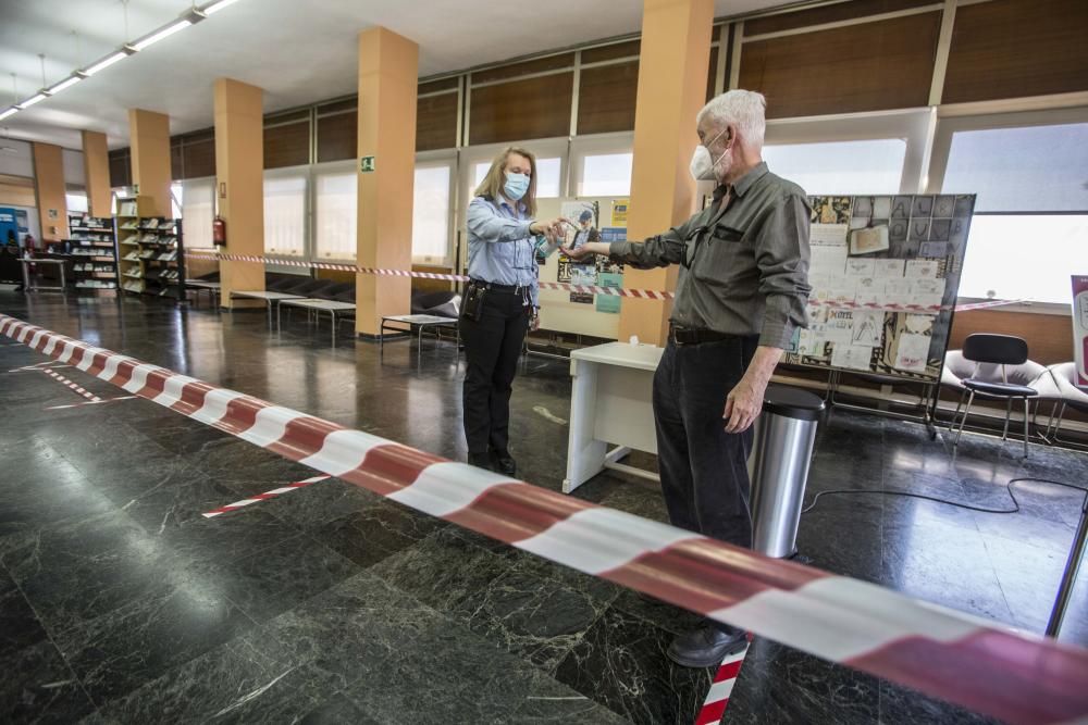 Apertura de bibliotecas con libros en cuarentena