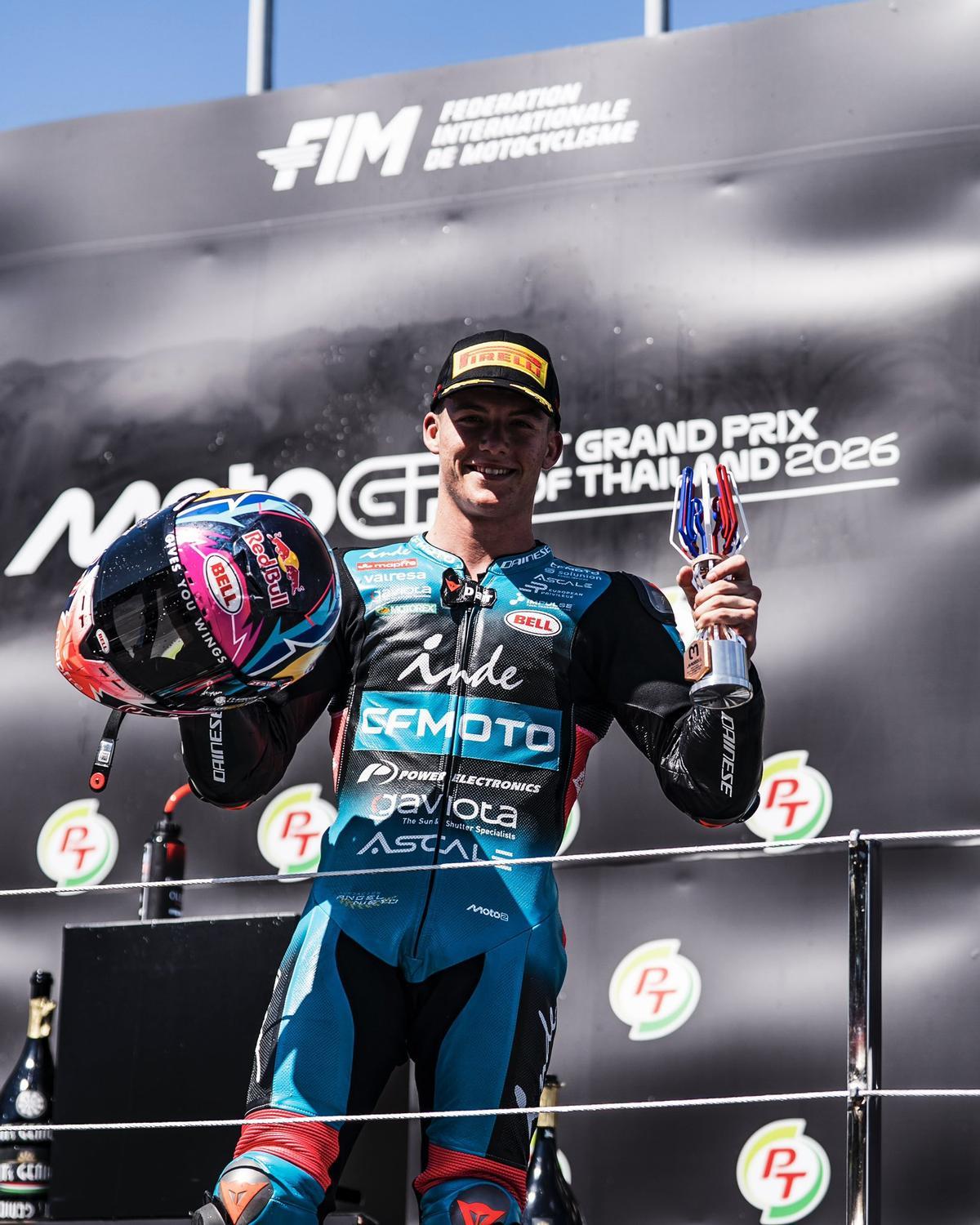 Daniel Holgado subió al podio en Tailandia