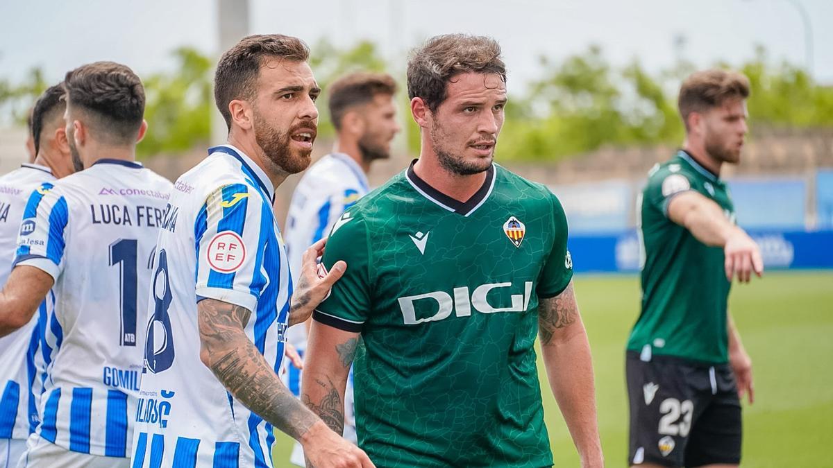 Pastrana, durante el partido disputado este mediodía en el Estadi Balear