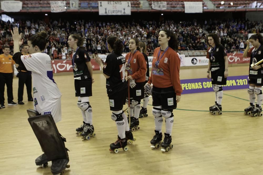 Final de la Copa de Europa de hockey en el Palacio de Deportes de La Guía.