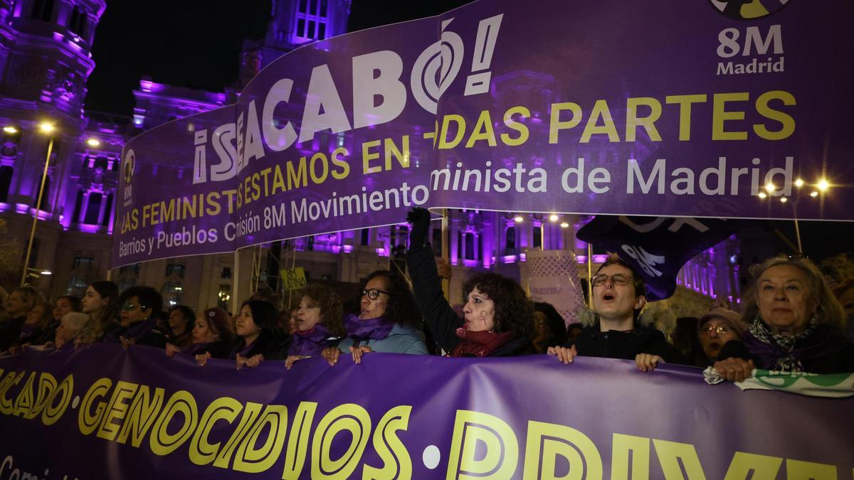 Madrid se moviliza el 8M, día internacional de la mujer