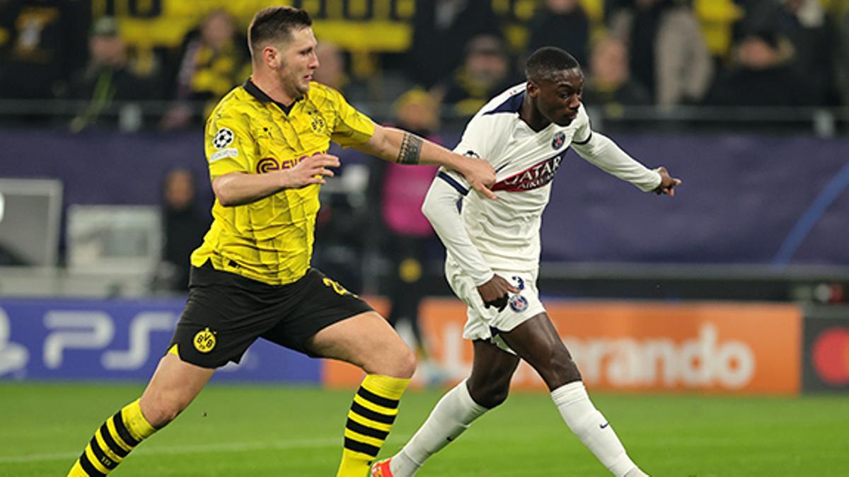 Borussia Dortmund - PSG | La ocasión de Kolo Muani