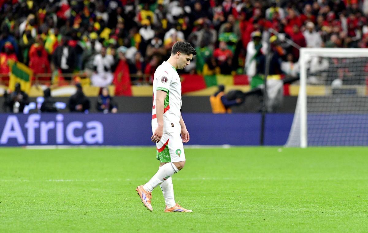 Brahim Diaz durante la final de la Copa de África