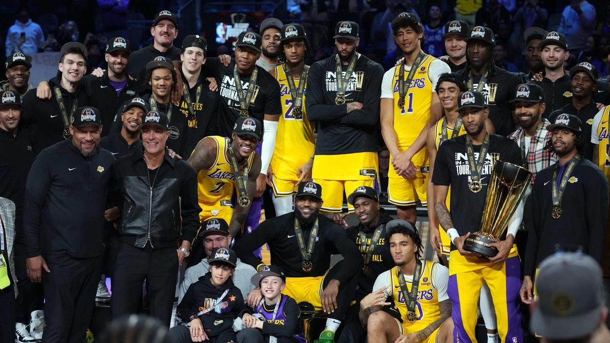 Los Lakers se llevan la primera Copa NBA