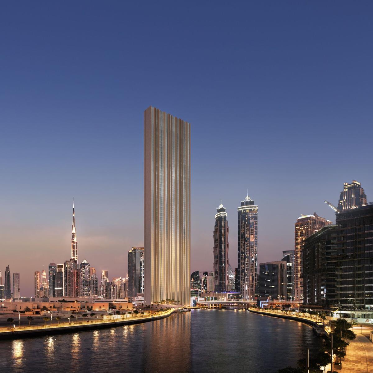 Con 380 metros de altitud, la torre sólo medirá 22,5 de ancho.