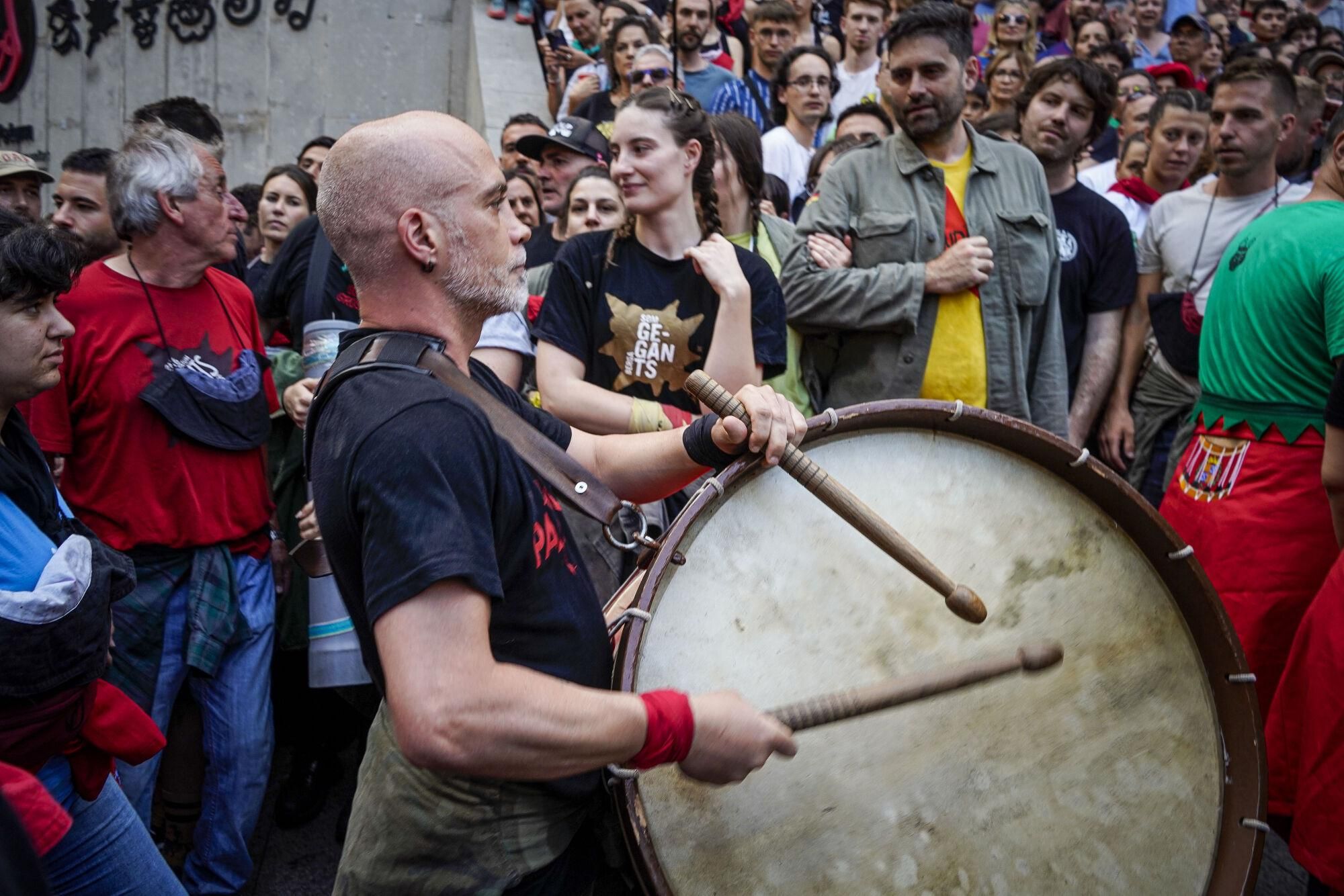 Així s'ha viscut el passacarrers de Patum de dissabte