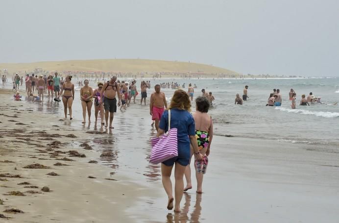 Calima en Maspalomas