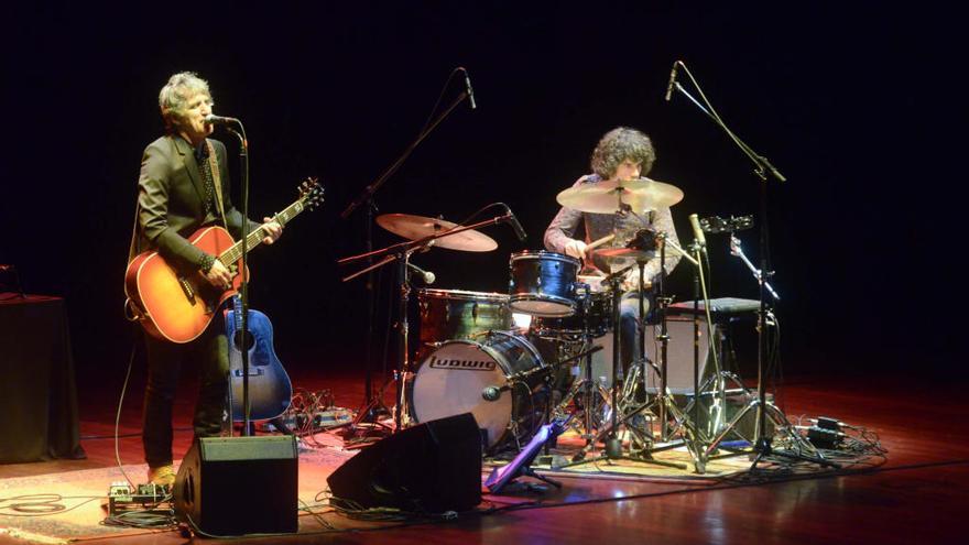 Mikel Erentxun, en un concierto este año en Vilagarcía // Noé Parga