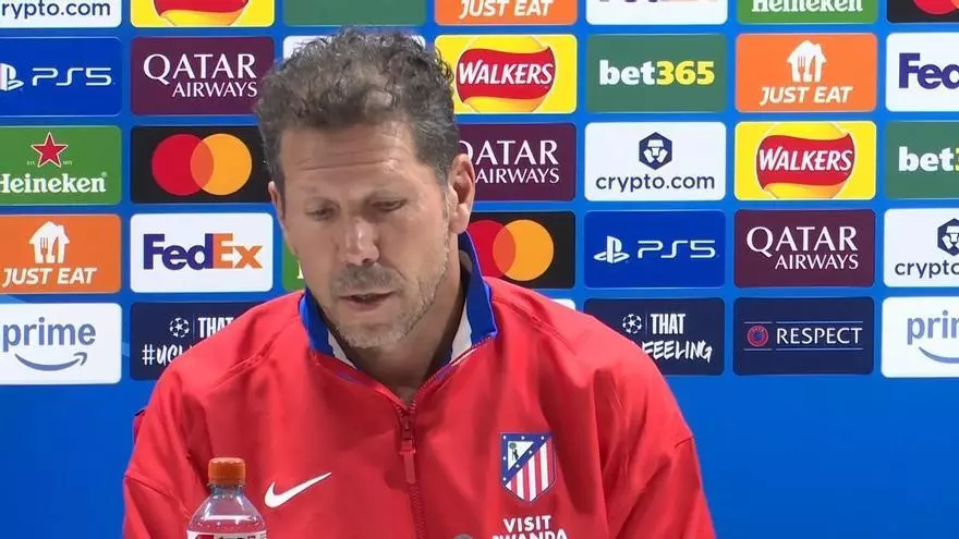 Simeone: "Tenemos mucha fe, pero no depende solo de nosotros"