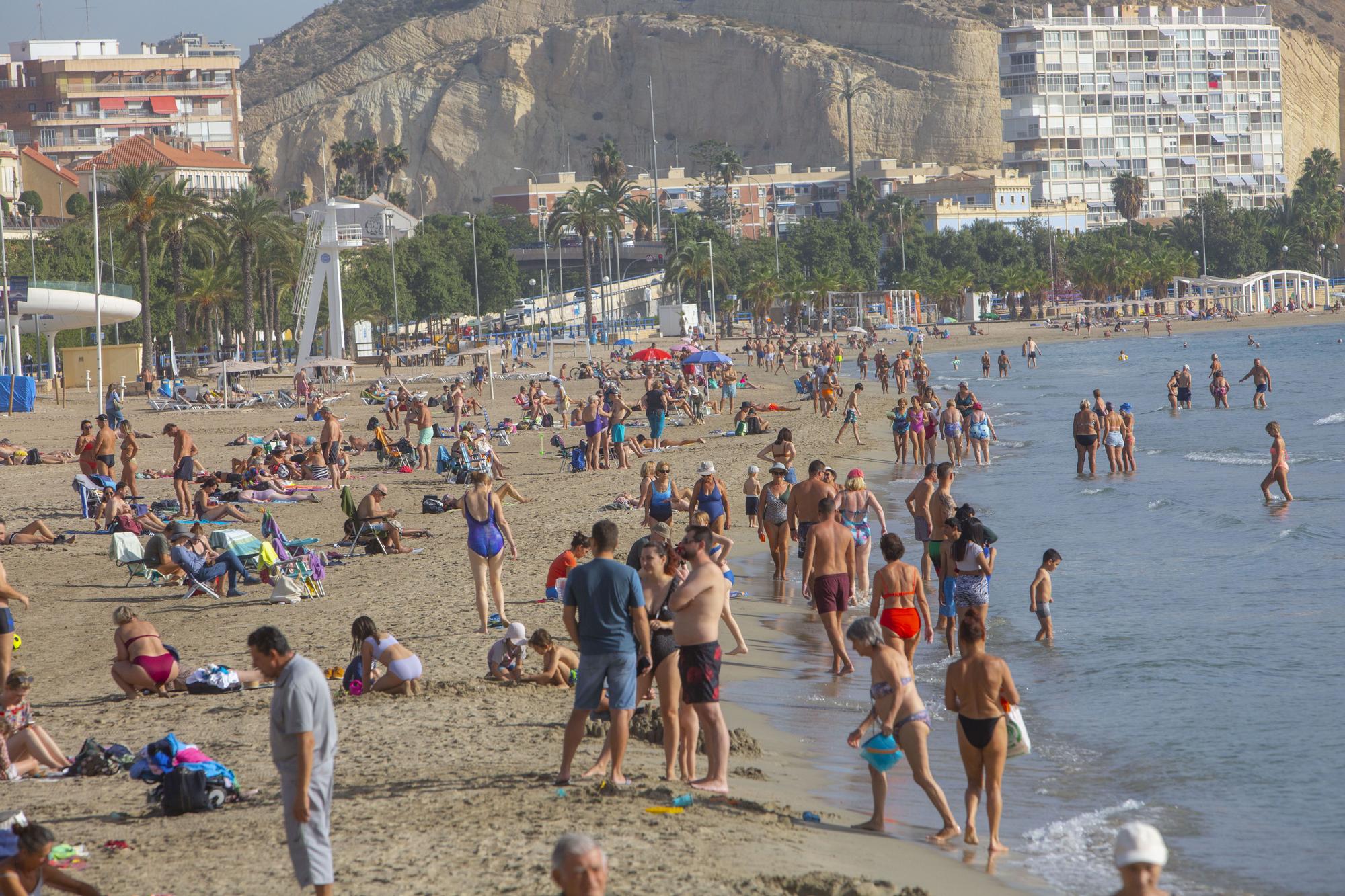 Imágenes de verano en pleno otoño.