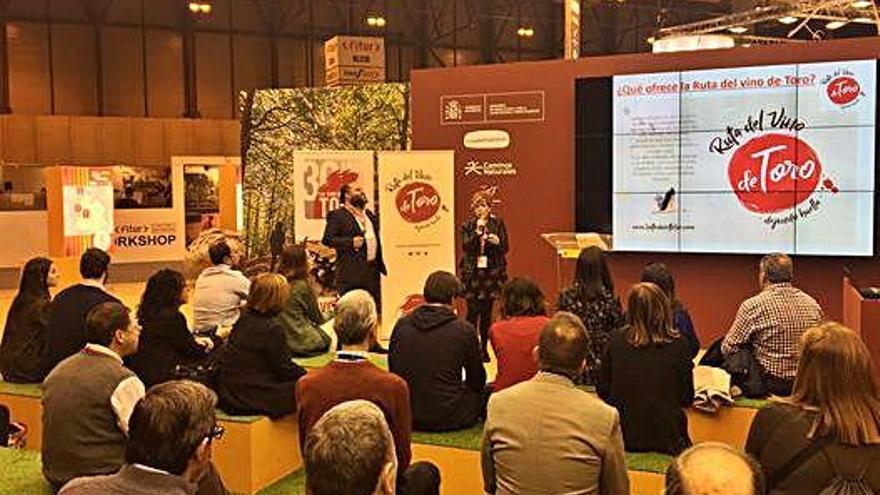 Un acto de presentación de la Ruta del Vino Toro.