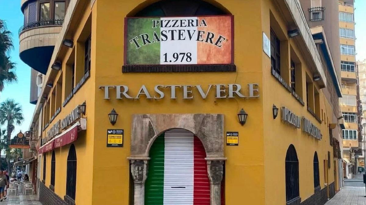 Una imagen de la pizzería Trastevere, que ha anunciado su cierre.