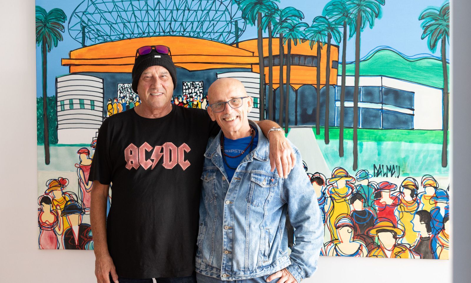 ‘Pepe Gamba’ y Joan Ribas, este martes en las instalaciones de Diario de Ibiza.