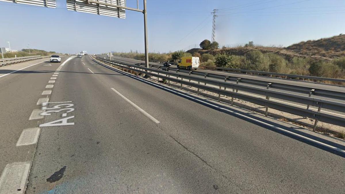 El accidente se ha producido en la A-357