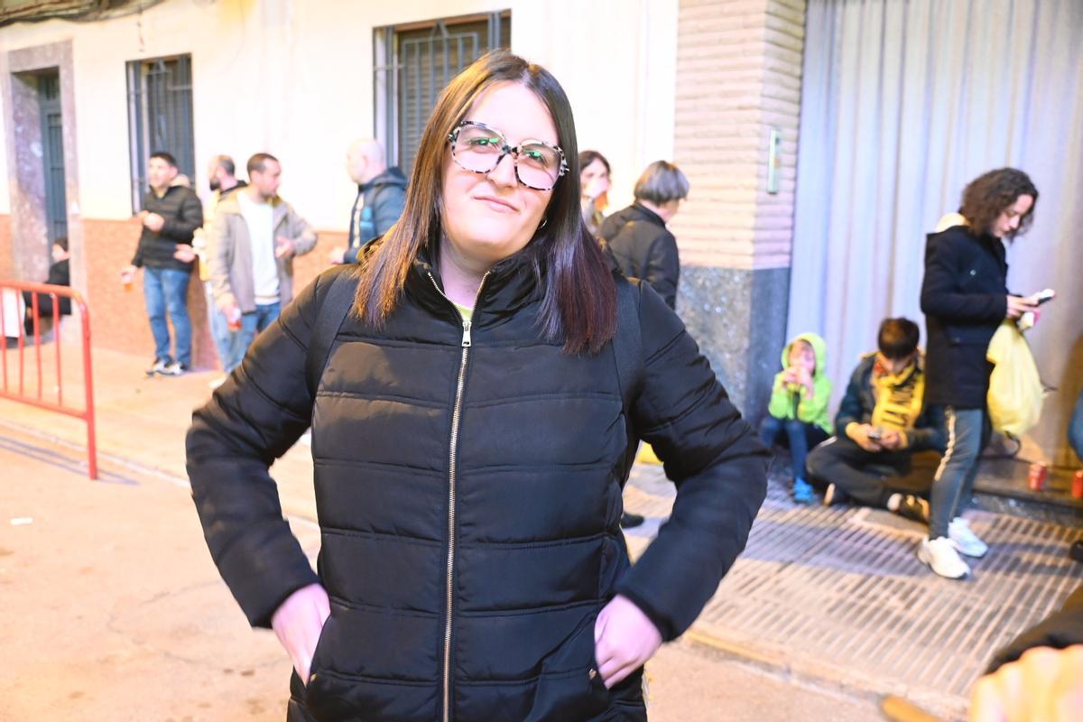 Anna Ventepani, aficionada del Villarreal.