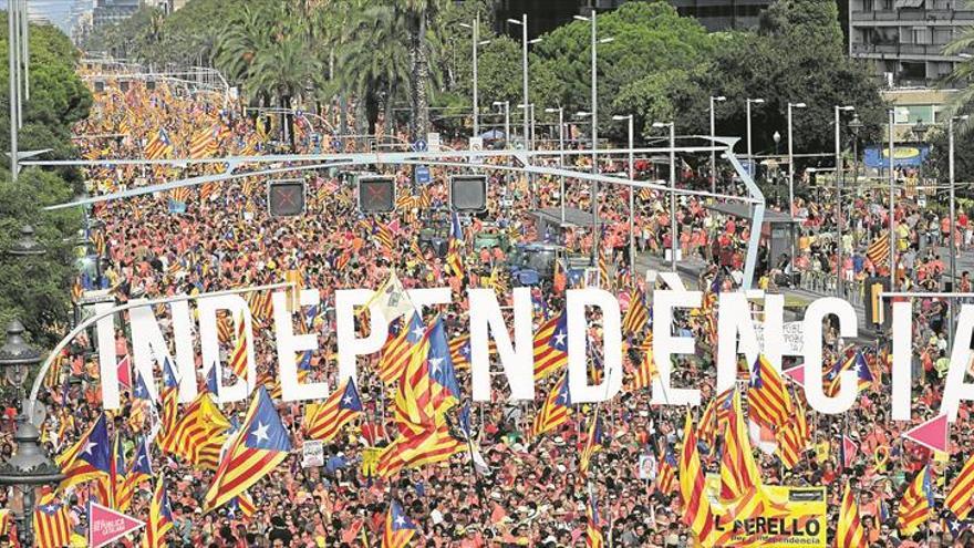 El independentismo clama por la libertad de presos y la república