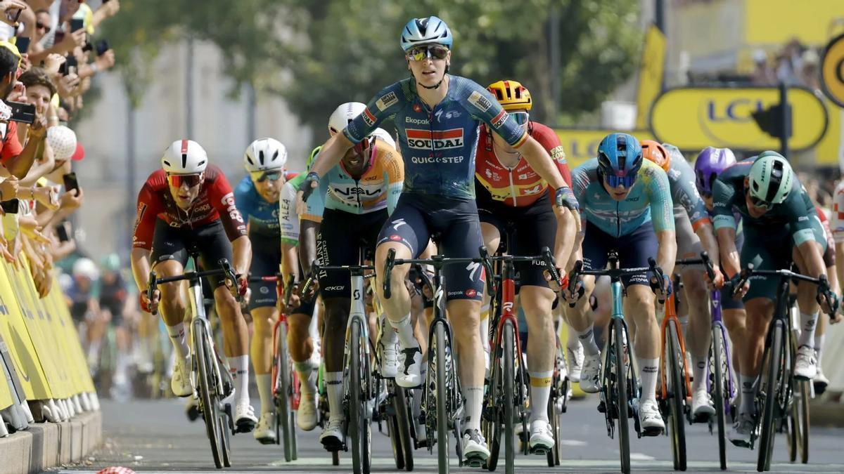 Merlier invoca su magia en el Tour en el esprint de Burdeos