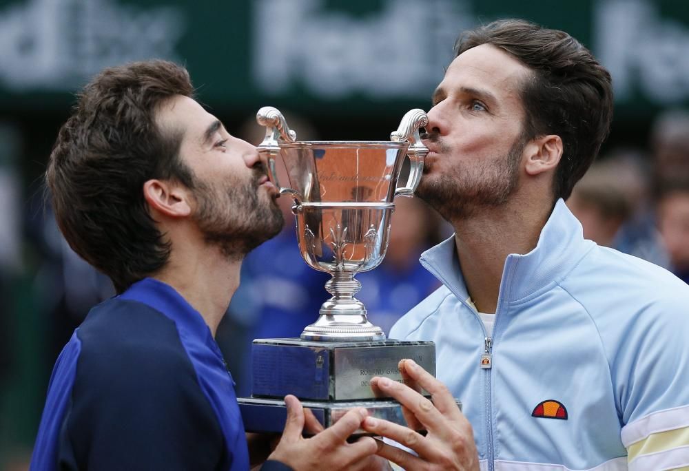 Feliciano y Marc López, campeones de Roland Garros