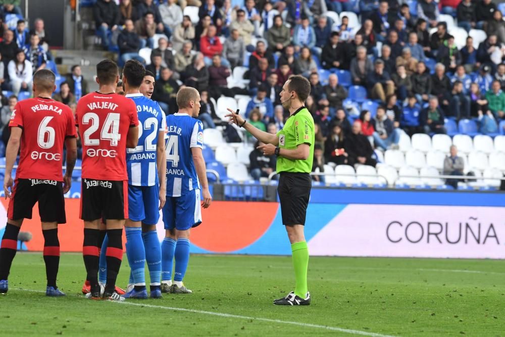 El Dépor le gana al Mallorca 1-0 en el descuento