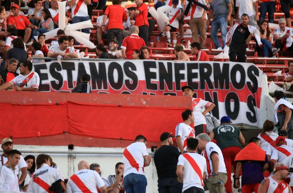 El River-Boca, aplazado por culpa de la violencia