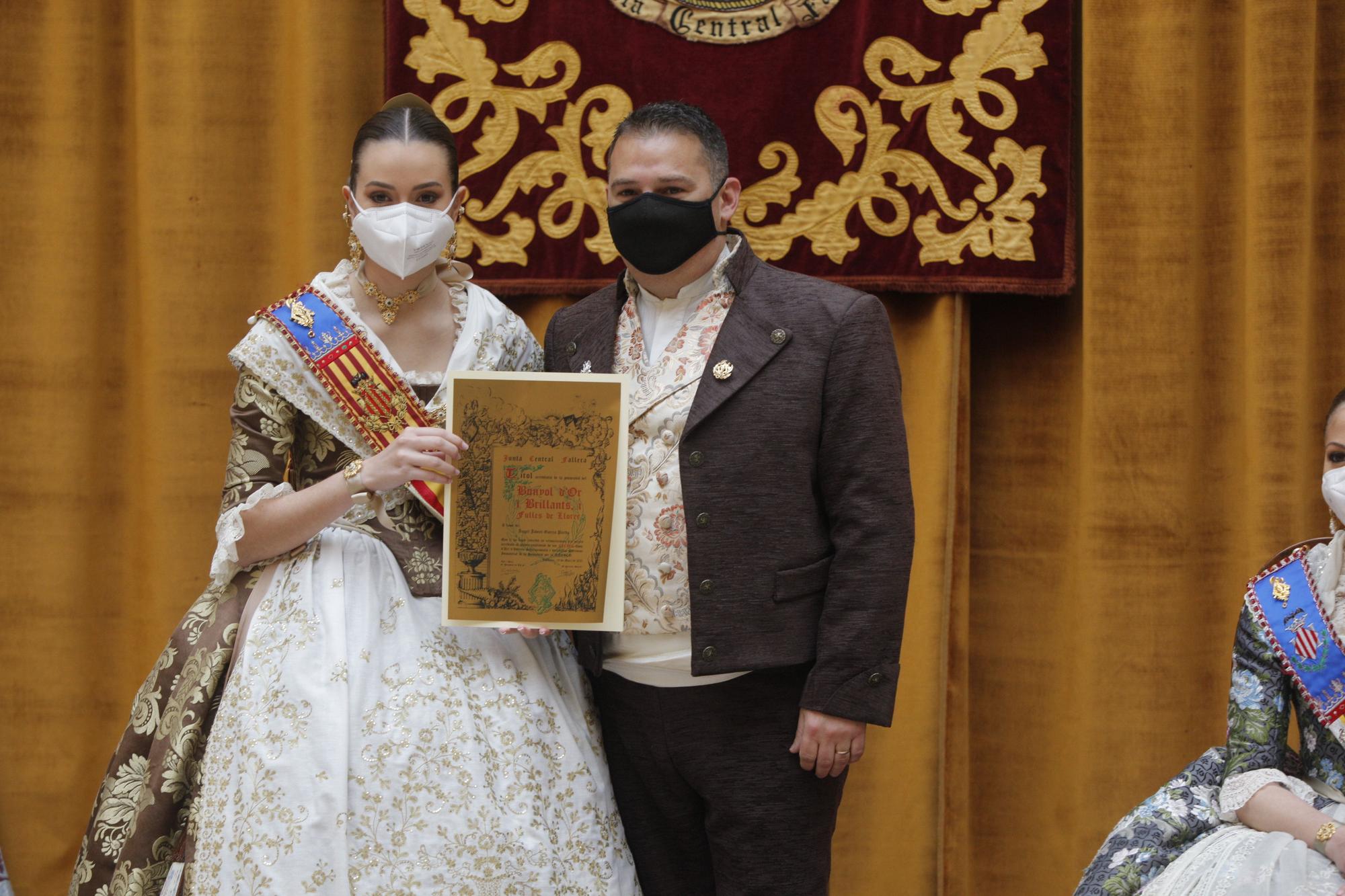 Las dos sesiones de homenaje de "brillants" en las fallas de Jesús