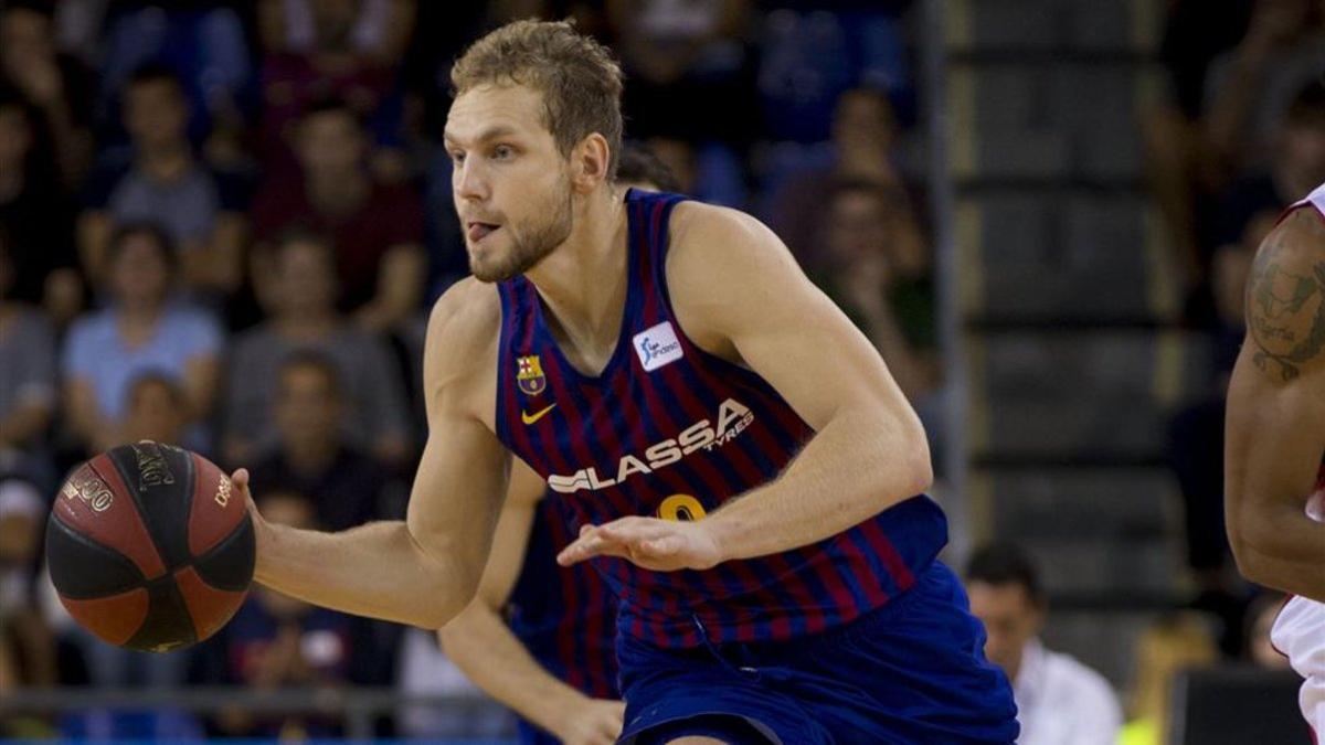 Jaka Blazic jugó un partidazo ante el UCAM Murcia