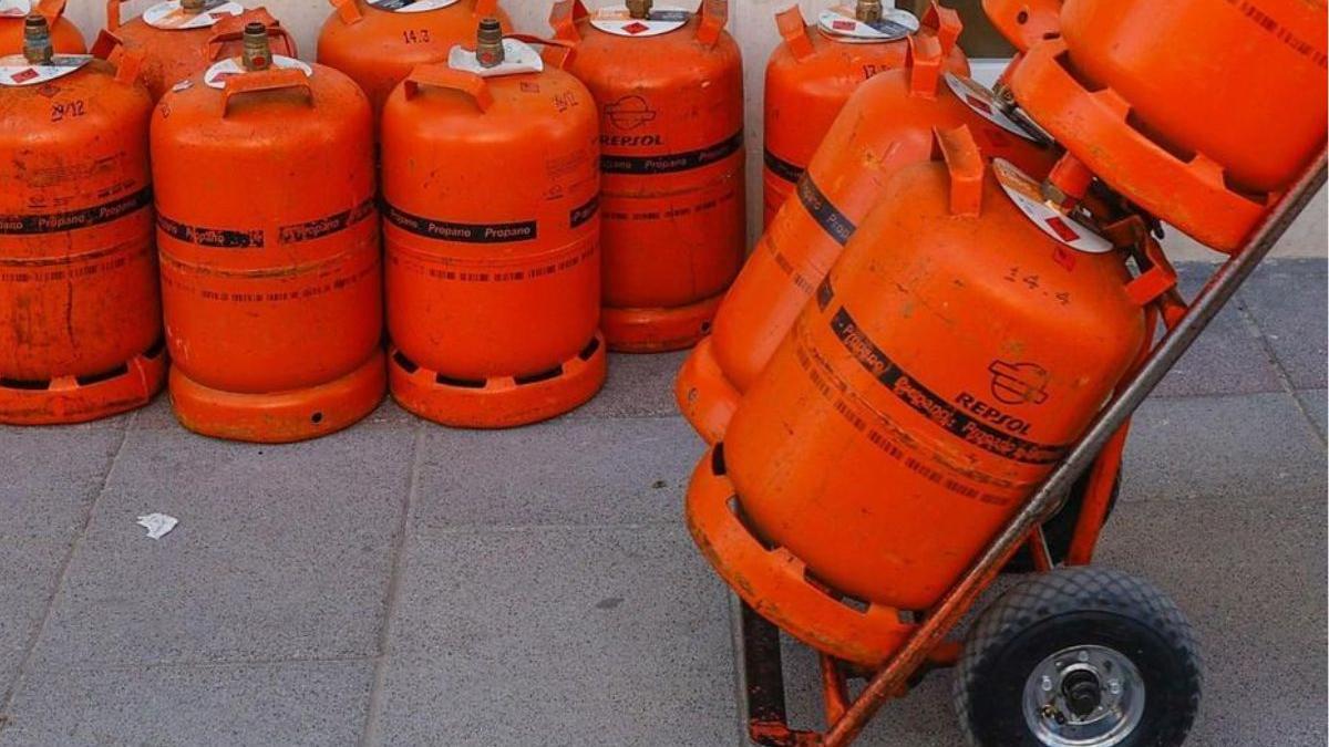 Llegan las nuevas botellas de butano su precio es bastante mayor