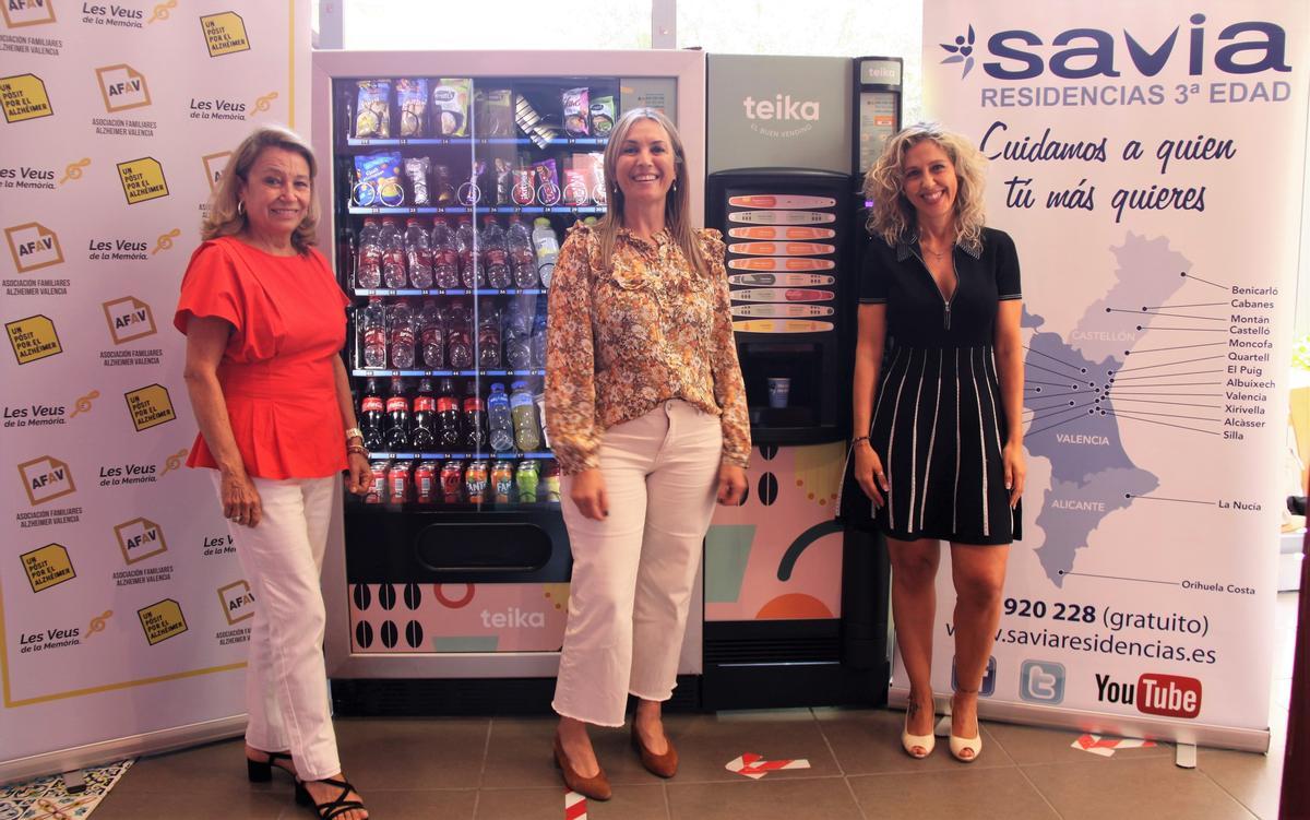 Ana María Ruiz, Alicia Martínez y Lorena Boix, durante la presentación de la campaña.