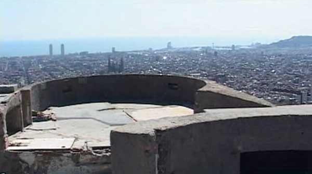 La bateria antiaèria del Carmel reneix com un espai museïtzat.