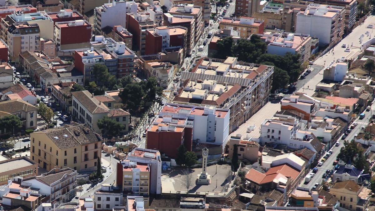 Vista aérea de Paterna.