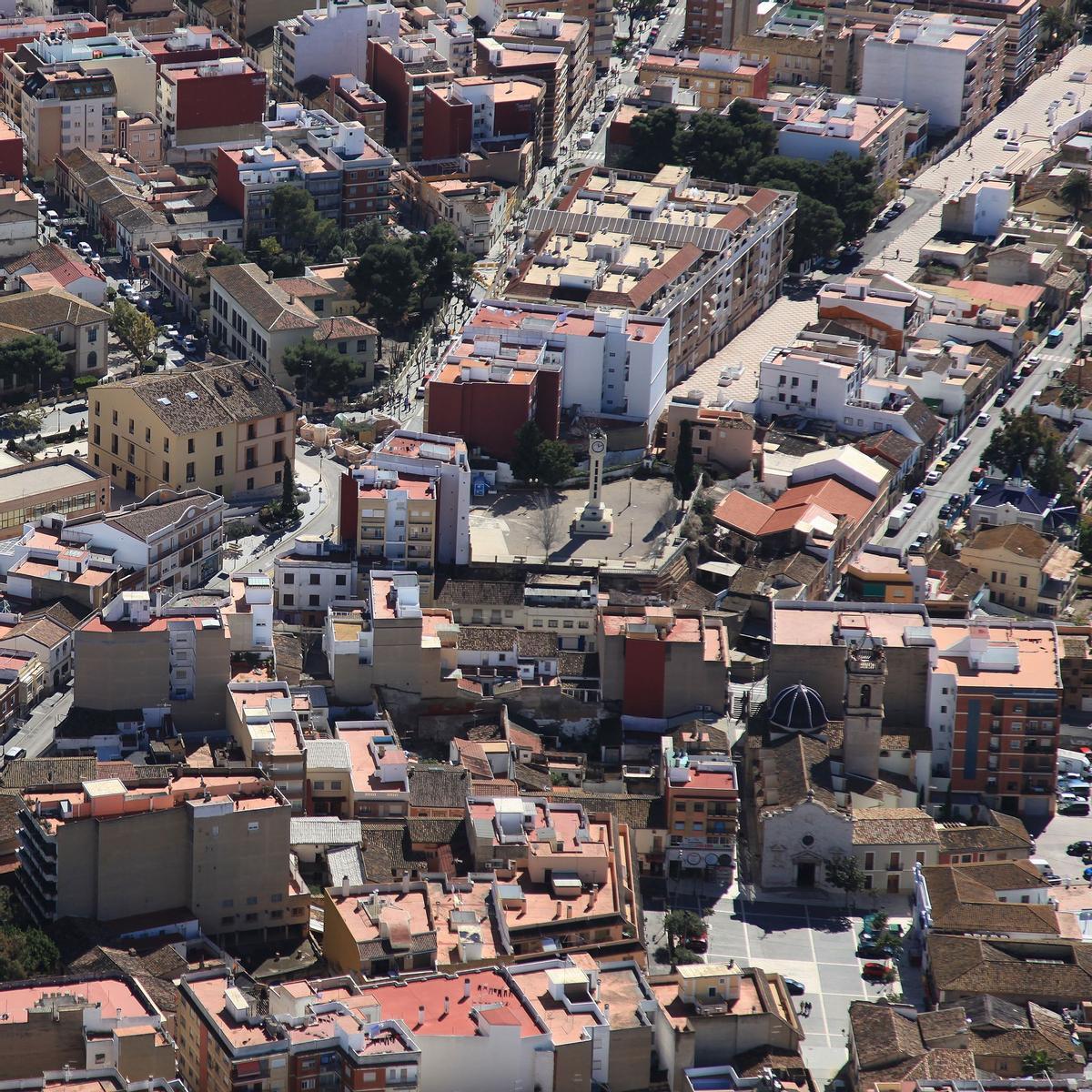 Vista aérea de Paterna.