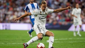 Marcos Llorente, en su etapa como jugador del Real Madrid.