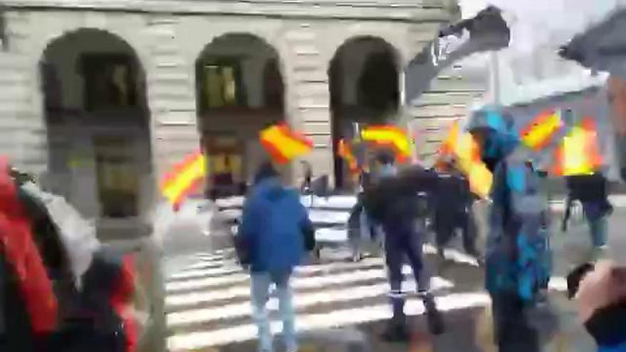 La manifestación contra la LOMCE acaba en pelea