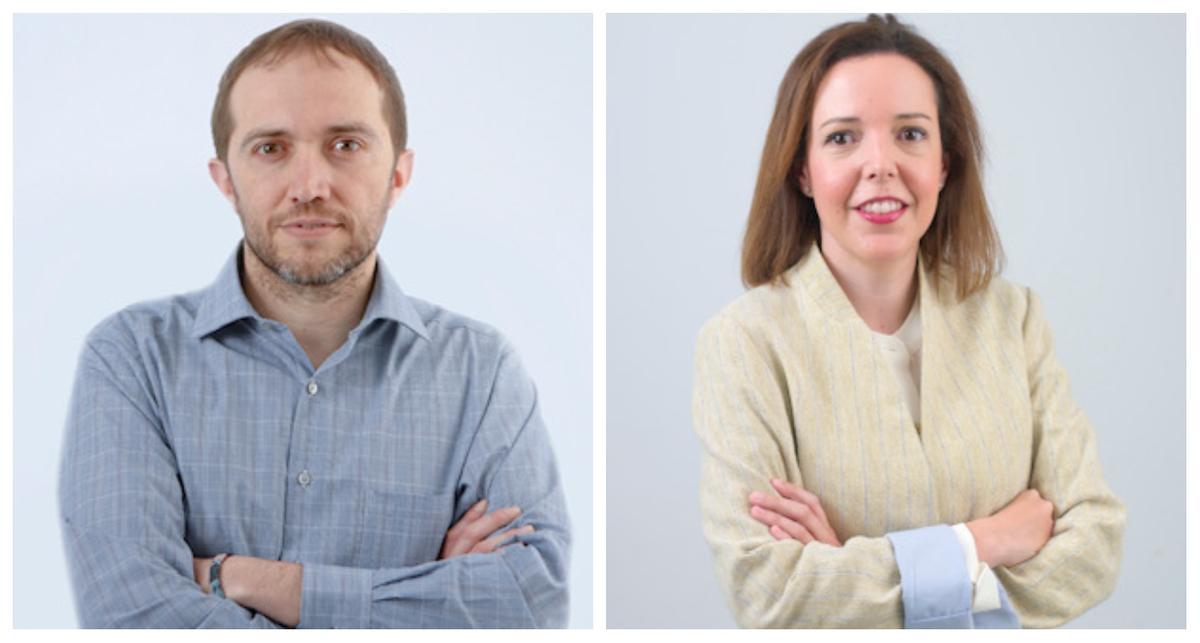 Los últimos concejales en dimitir: Pedro Manchón y Clara Cid.