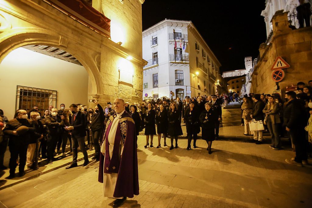 Semana Santa de Lorca 2022: Virgen de la Soledad del Paso Negro, iglesia y procesión