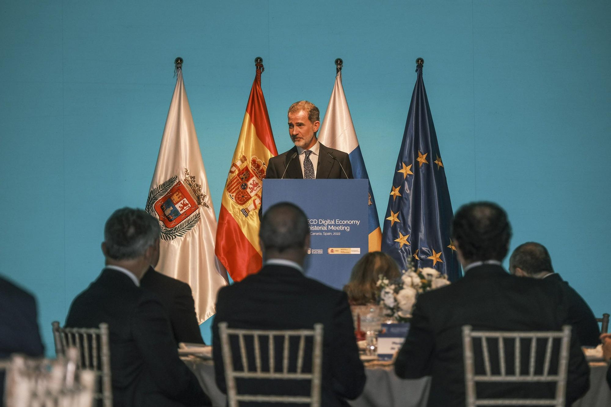 Felipe VI inaugura la Conferencia Ministerial sobre Economía Digital de la OCDE