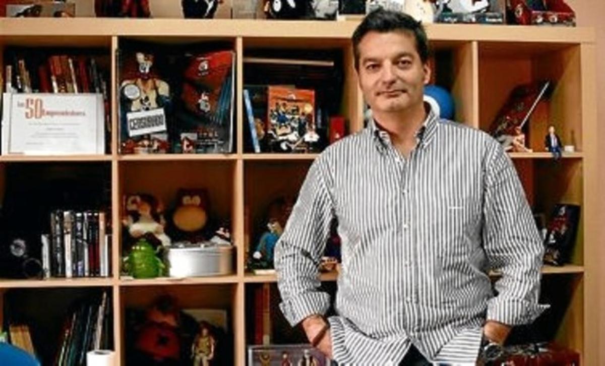 Albert Garcia Pujadas, a les oficines de Nikodemo. Albert Garcia Pujadas, a les oficines de Nikodemo.