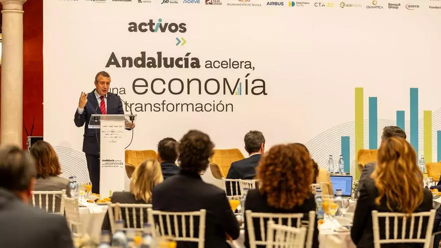 Vídeo | El presidente de la Diputación de Sevilla clausura el foro 'Activos' de Prensa Ibérica