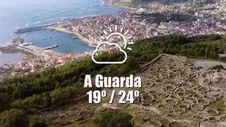 El tiempo en A Guarda: previsión meteorológica para hoy, martes 17 de junio