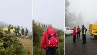 Localizados dos senderistas perdidos en la noche de ayer en la ladera del Sueve