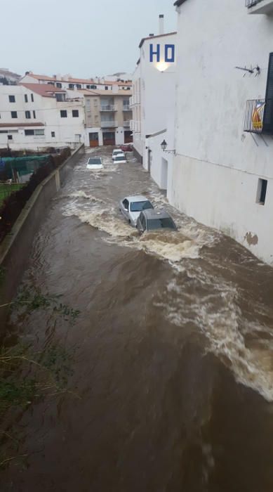 Temporal de vent i aigua a les comarques gironines