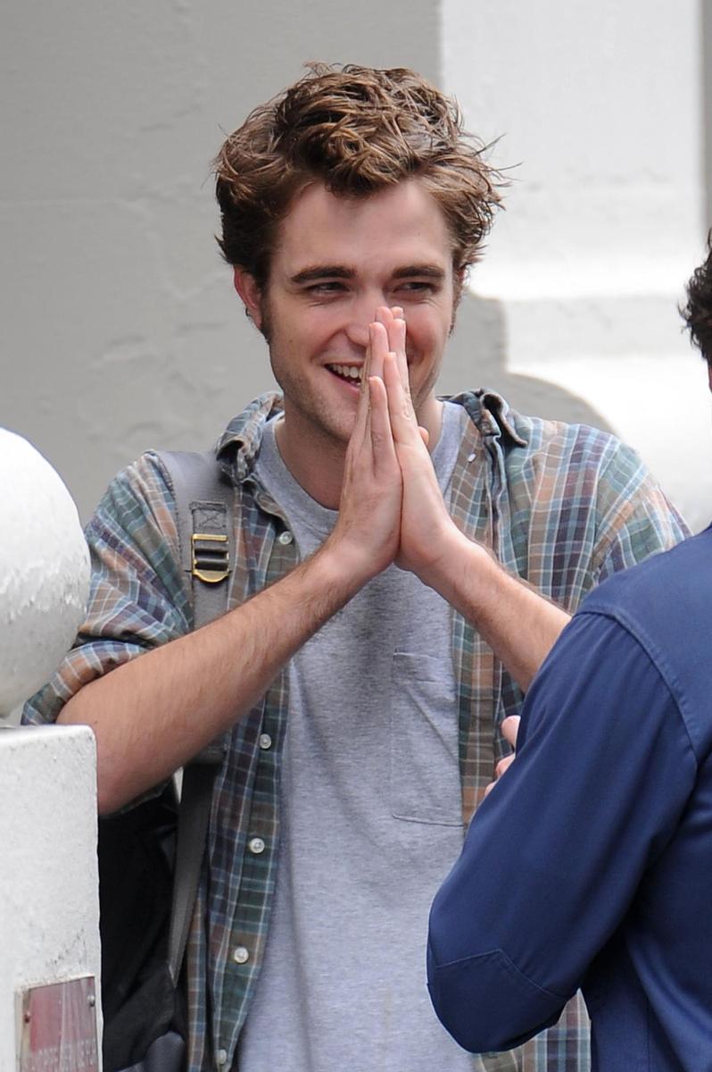 Robert Pattinson rodando Remember me'