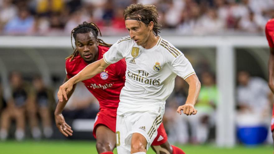 Modric, en el partido ante el Bayern.