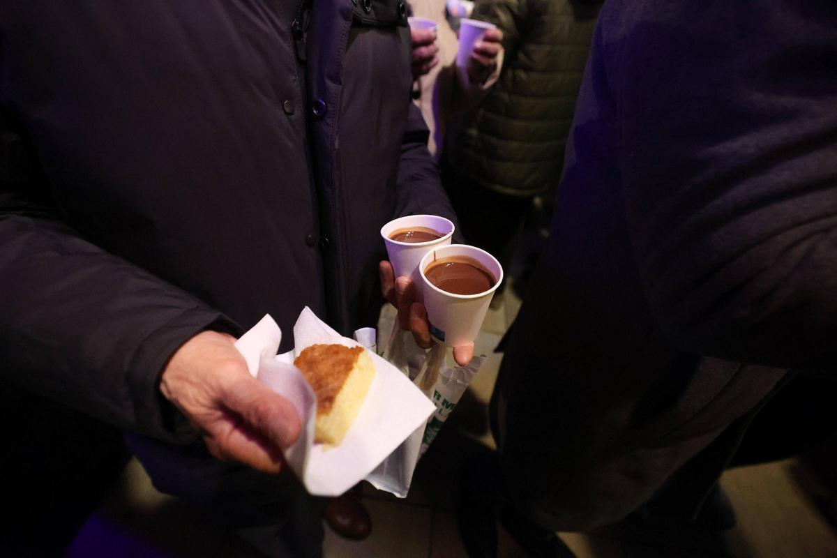 Las imágenes del encendido de luces de Navidad en Sant Josep Las imágenes del encendido de luces de Navidad en Sant Josep