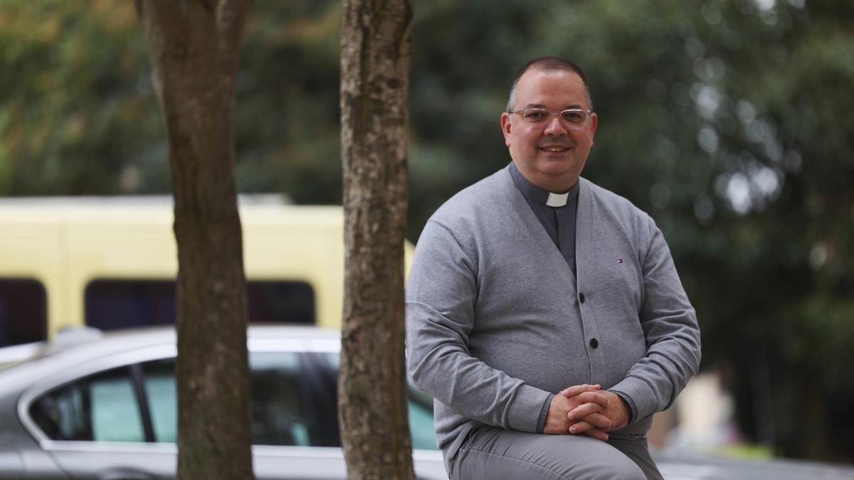 David Cuenca, ayer, en La Magdalena.